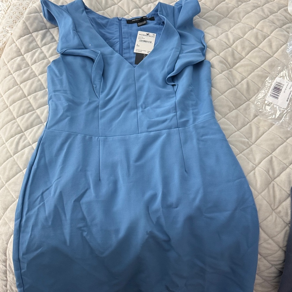 French Connection Sky Blue Mini Dress